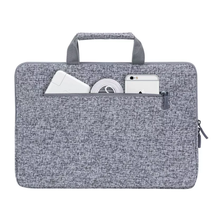 Rivacase Anvik 7913 Funda para portátil de 13,3 pulgadas, gris claro
