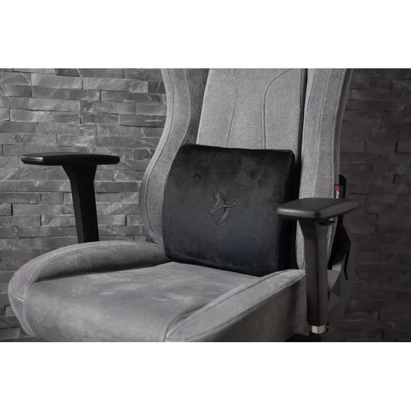 Soporte lumbar Arozzi AZ-LUMBAR-BV Negro Terciopelo