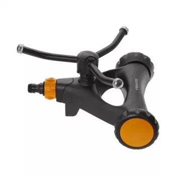 Fiskars 1023657 aspersor de agua metal negro, naranja