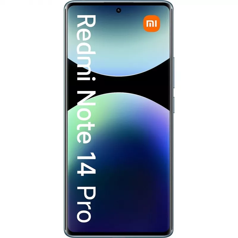 Xiaomi Redmi Note 14 Pro 4G teléfono inteligente 8 GB RAM 256 GB, 6,67" AMOLED, 200 MP, 5500 mAh, Dual SIM híbrida, Android 14, azul océano