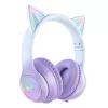 Auriculares Onikuma B90 gaming azul/morado