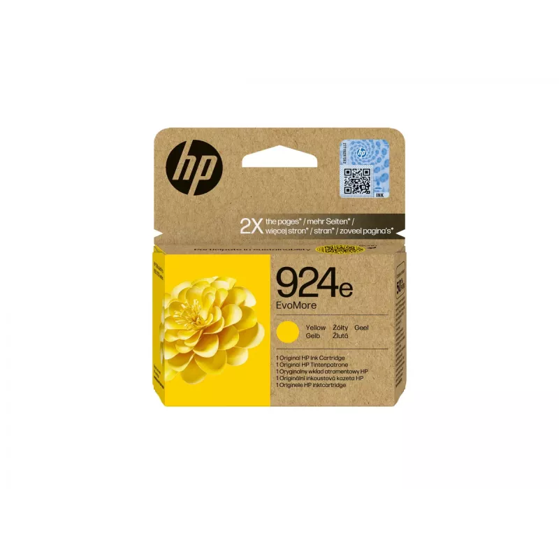 HP 924e EvoMore Amarillo Cartucho de tinta original