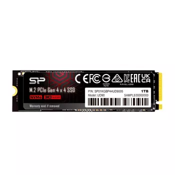 Silicon Power UD90 1TB SSD M.2 NVMe PCIe 4.0, lectura 4800 MB/s, escritura 4200 MB/s, 3D NAND, NVMe 1.4