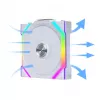 Lian Li UNI FAN SL Wireless 120 G99.12SL1W1W.00 ventilador de caja, ARGB, PWM, 120 mm, blanco