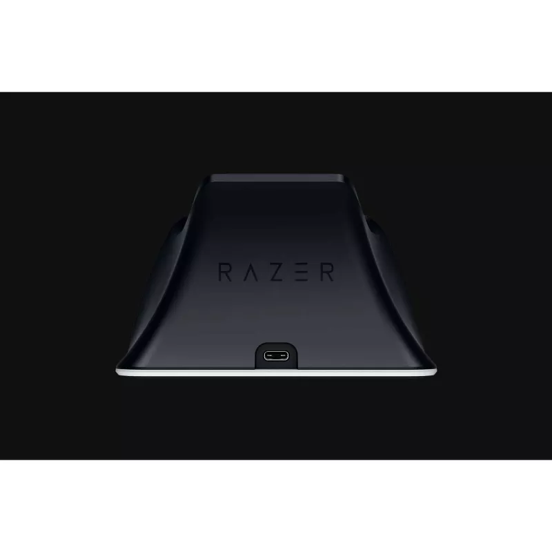 Razer RC21-01900100-R3U1 base de carga rápida para mandos PlayStation 5 DualSense, cable USB-C a USB-A, blanca