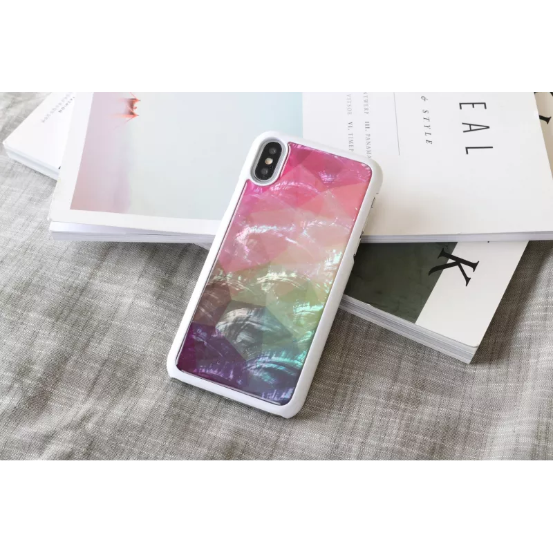 iKins Water Flower funda para iPhone XS/X, blanca, K1690H