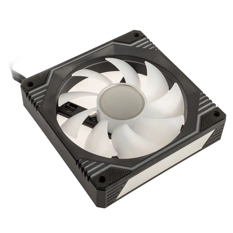 Ventilador Kolink Umbra X ARGB PWM de 120mm — 1.600 rpm, 24 dB, negro