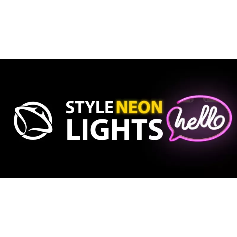 Luces de neón decorativas MANTA SNL08PKT rosa/blanco – tira LED flexible, iluminación decorativa de bajo voltaje