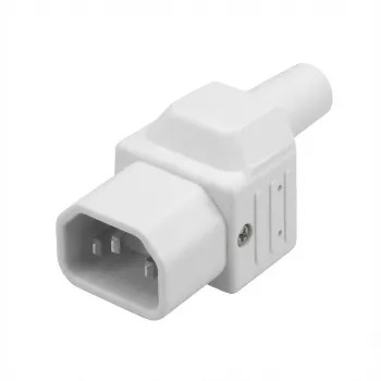Conector macho de aparato C13 Bachmann 915.173 Negro