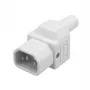 Conector macho de aparato C13 Bachmann 915.173 Negro