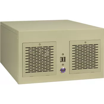 Caja mini servidor INTER-TECH IPC S34 con 2x USB 2.0 y 2 ventiladores de 80 mm