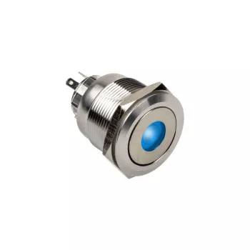 Interruptor/pulsador antivandálico DimasTech 25 mm Silverline Dot RGB PD212