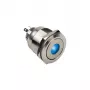 Interruptor/pulsador antivandálico DimasTech 25 mm Silverline Dot RGB PD212