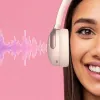 Auriculares Manta HDP1001CR Rytmo Elegance cream