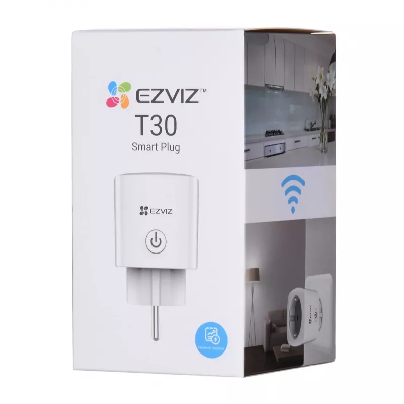Enchufe inteligente EZVIZ T30-10B-EU 1600 W Blanco
