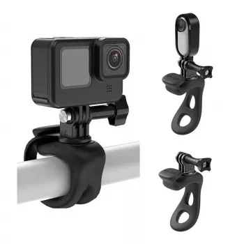 Soporte Telesin TLQ-001 anillo multifunción para cámaras de acción, negro