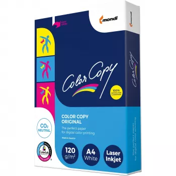Mondi Color Copy 8687A12 papel de copia para oficina (A4; 120 g/m2; 250 hojas; papel blanco; satinado)