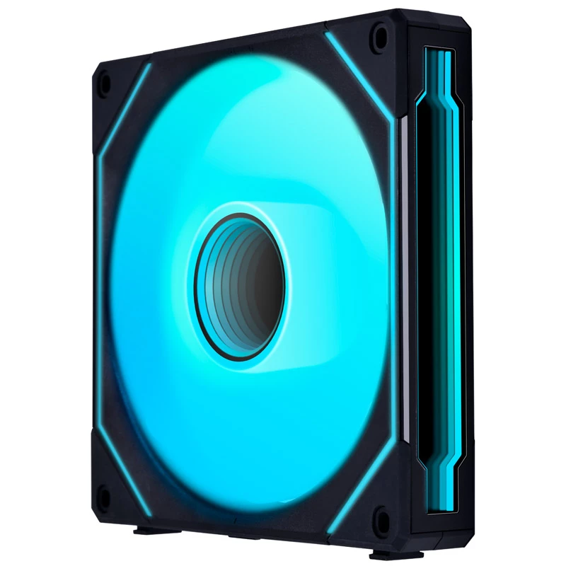 Ventilador de carcasa Lian Li UNI FAN SL-INF Reverse Blade RGB de 140mm, modelo UF-RSLIN140-1B