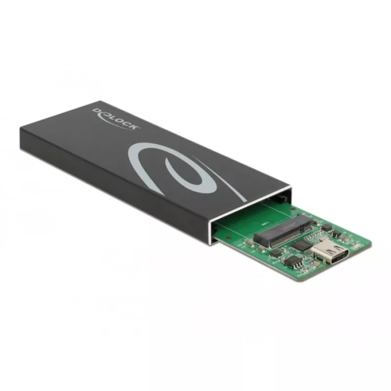 Carcasa SSD DeLOCK 42003 carcasa externa para SSD M.2 SATA con USB Type-C