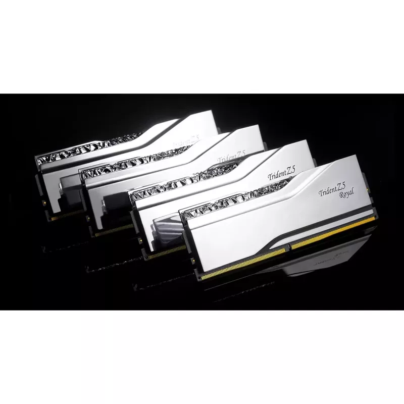 DIMM 48 GB DDR5-7200 (2x 24 GB) Dual-Kit, memoria plateada, F5-7200J3646F24GX2-TR5S, Trident Z5 Royal, INTEL XMP