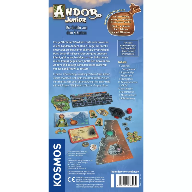 Kosmos Andor Junior Expansión de juego de cartas