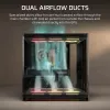 Corsair AIR 5400 LX-R RGB iCUE LINK torre Midi negra