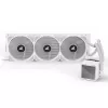 Refrigeración líquida todo en uno para CPU Sharkoon S100 ARGB blanca – radiador de 360 mm, efecto espejo infinito