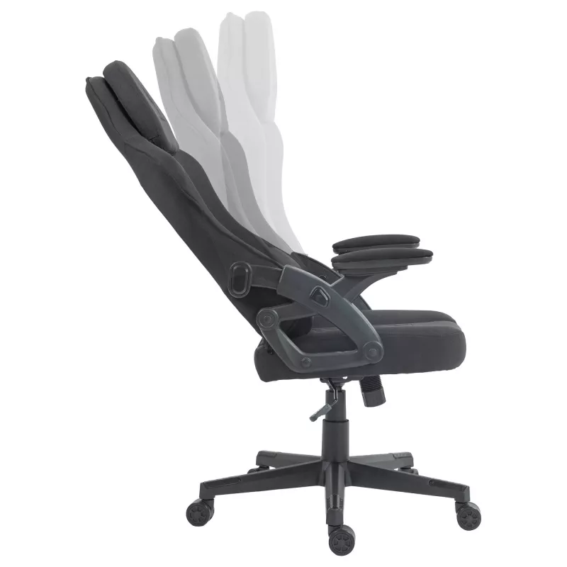 Silla gaming Deltaco DC130 Soft Woven Mesh negra (GAM-180)