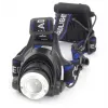 Linterna frontal ESPERANZA EOT005 — LED Cree T6, 3W, 600 lm, AA x2, carcasa de aluminio, impermeable, resistente a impactos, cinta ajustable