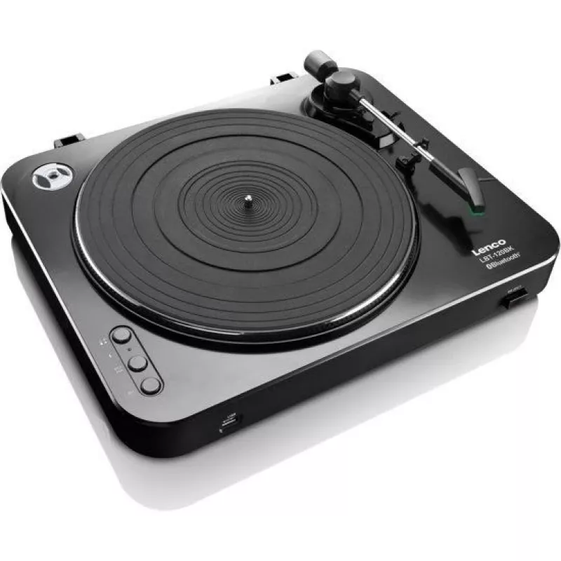 Tocadiscos con transmisión por correa Lenco LBT-120BK Negro Semiautomático
