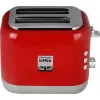 Tostadora Kenwood TCX751RD 2 ranuras 900 W, carcasa de metal, roja, 160×272×257 mm