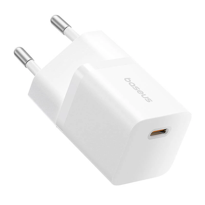 Baseus P10110909213-00 Cargador de red USB-C GaN5 mini 25W Blanco