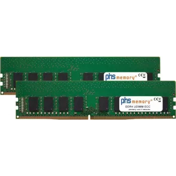 PHS-memory 16GB (2x8GB) Kit RAM memoria para Dell Precision 3430 Tower DDR4 UDIMM ECC 2666MHz (SP284175)