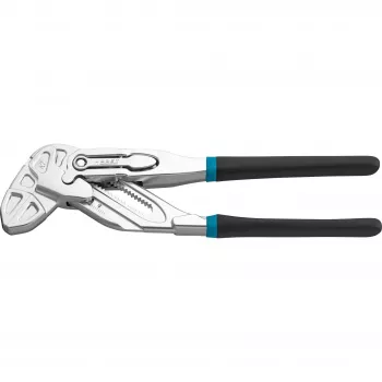 Llave de presión HAZET 762-18 negro/azul 180 mm ajuste rápido (762-18)