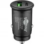 Goobay 59521 Cargador móvil universal Negro Mechero de coche Carga rápida Coche