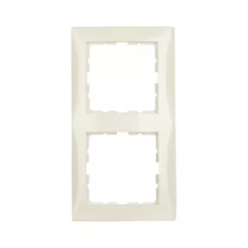 Placa de pared/tapa de interruptor berker 10128982, plástico blanco, sin tornillos, pack individual