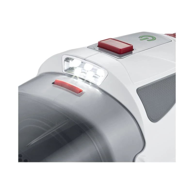 Severin HV 7146 Aspirador de escoba/eléctrico Batería Seco y húmedo UltraFine 120 W Gris, Rojo, Blanco 2,2 Ah