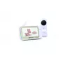 Motorola 5,0 pulgadas Wi-Fi Video Baby Monitor con sujeción a la cuna Stargrip | VM45 Connect | Blanco