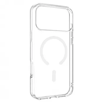 Funda trasera FIXED MagPure TPU/PC para Apple iPhone 17 Pro Max, Transparente