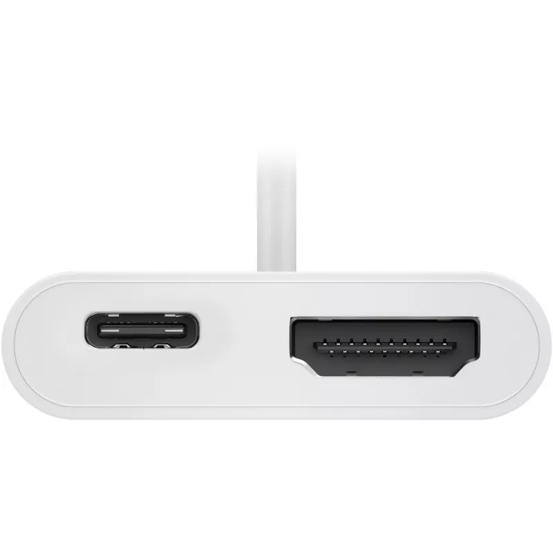 Adaptador multipuerto Goobay USB-C™ HDMI, blanco, 0,145 m - amplía un dispositivo USB-C™ con un puerto HDMI™ (62110)