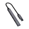 Savio AK-70 hub USB-A, 4 en 1: 3 x USB-A 2.0 + 1 x USB-A 3.1 Gen 1, 5 Gbps