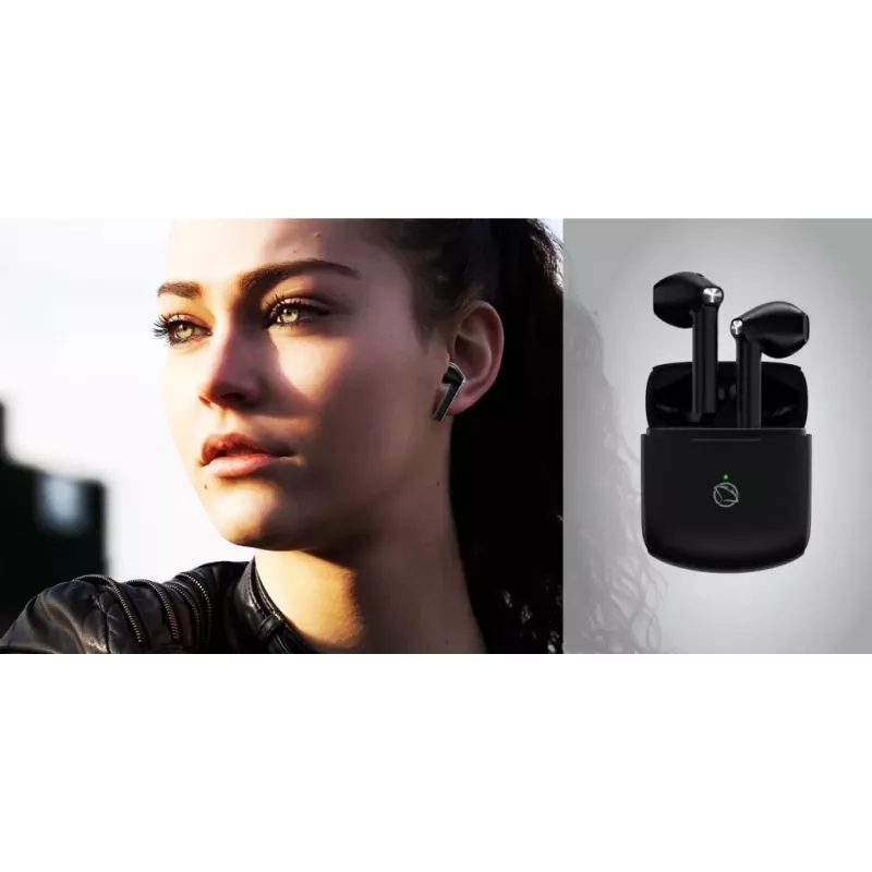 Auriculares Manta MTWS010B Rytmo X TWS negros