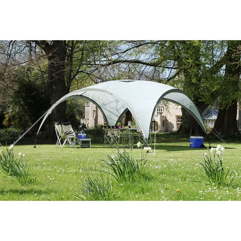 Pabellón Event Shelter, 4,5 x 4,5 m (Gris claro/Gris)