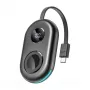 Cargador inalámbrico por inducción Joyroom JR-W09 3W con cable USB-C para Apple Watch, negro