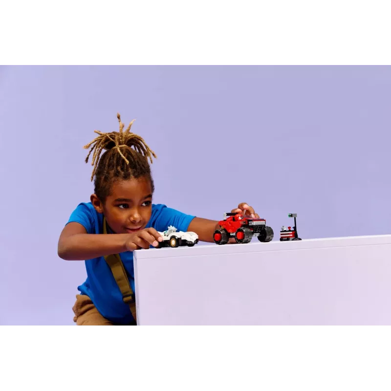 LEGO SONIC THE HEDGEHOG 77118 El coche de Silver contra el monster truck de Knuckles
