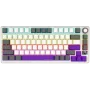 LORGAR KBP7075W, Teclado gaming mecánico 75% inalámbrico Pro, Beige, distribución EN