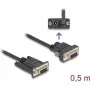Cable serie DeLOCK 87835 1,8 m conector macho DB9 a conector macho DB9