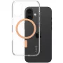 Funda transparente PanzerGlass CARE Urban Combat con MagSafe Peachy iPhone 16