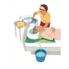 SUNDO 47080 lavabo portátil para el cabello con desagüe, blanco