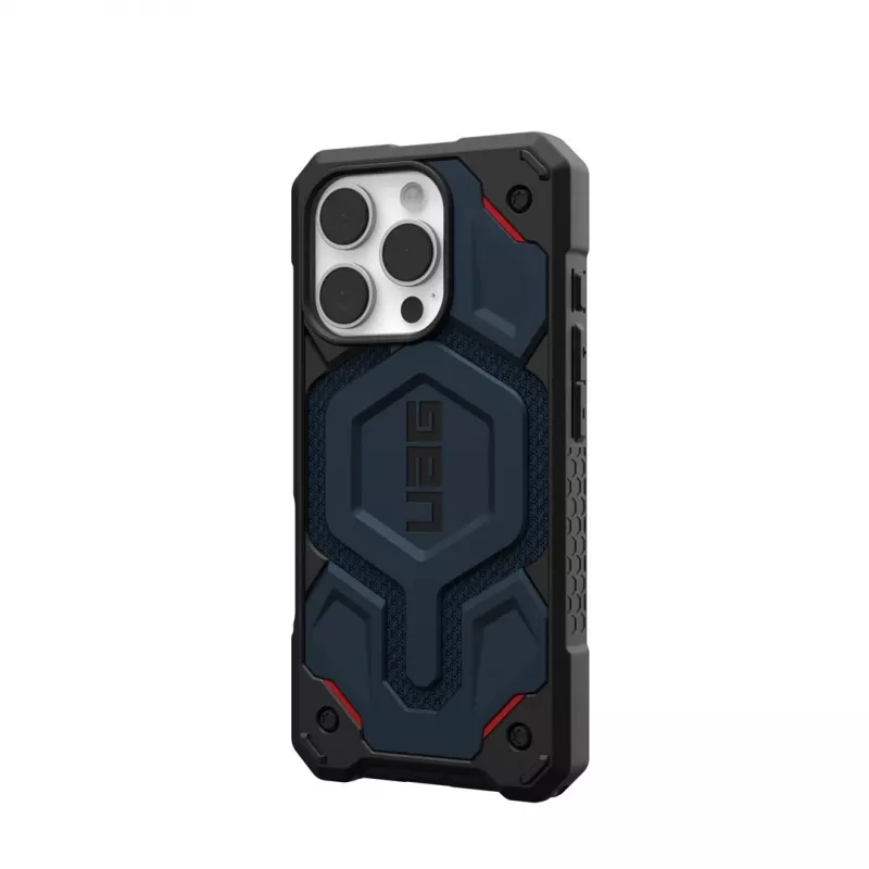 Funda para móvil Urban Armor Gear Monarch Pro Kevlar 16 cm (6.3) negra, azul